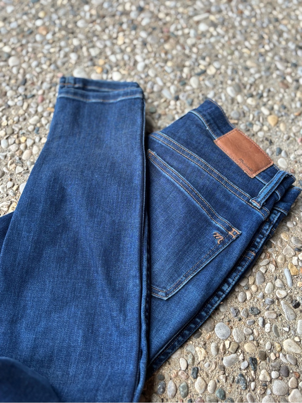Madewell Dark Wash Blue Skinny Jeans